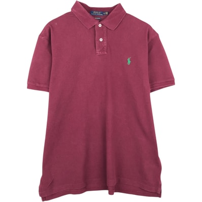 古着 ラルフローレン Ralph Lauren POLO RALPH LAUREN CUSTOM SLIM FIT 半袖 ポロシャツ メンズXL相当/eaa620903
