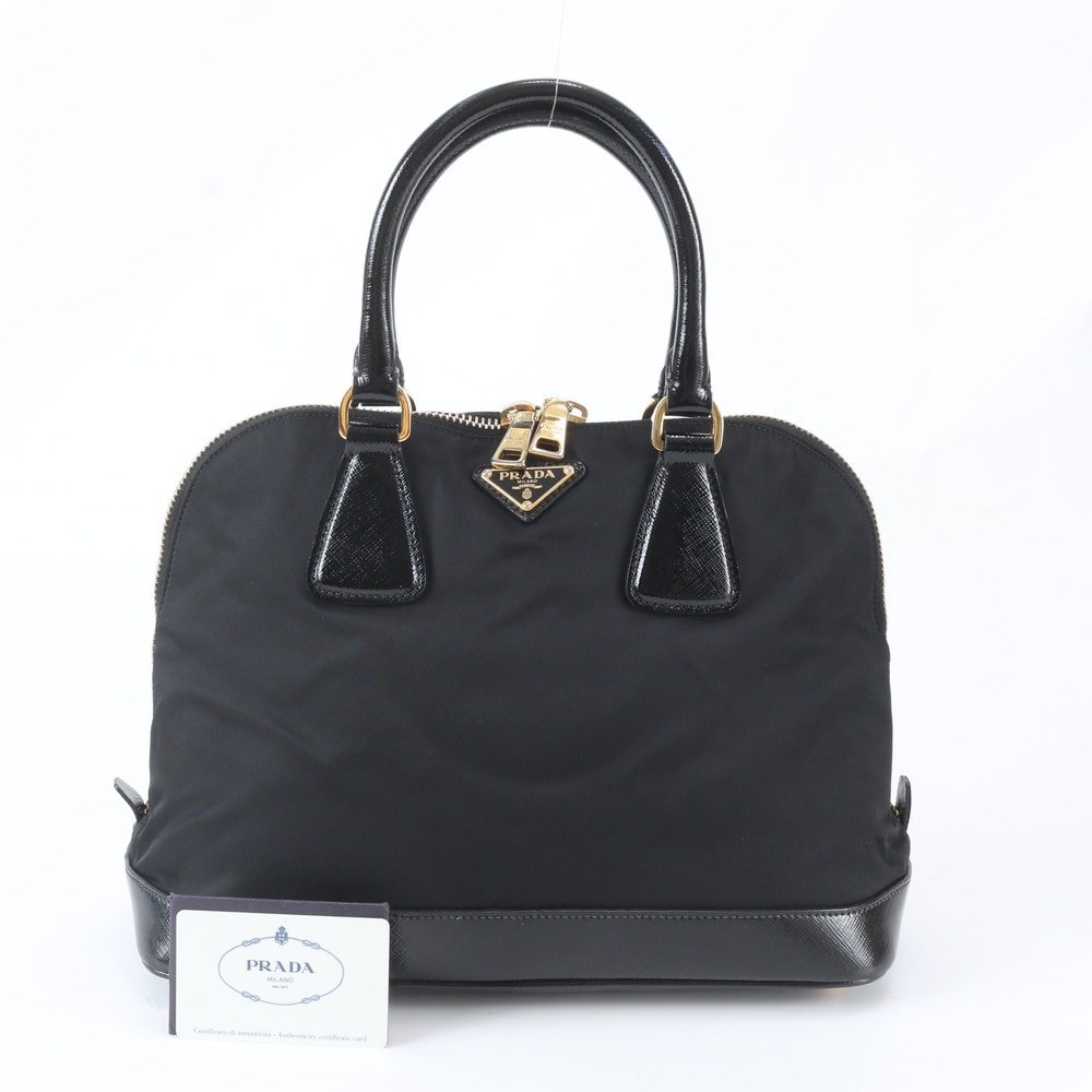 ■極美品 プラダ テスート ナイロン BL847B トート バッグ