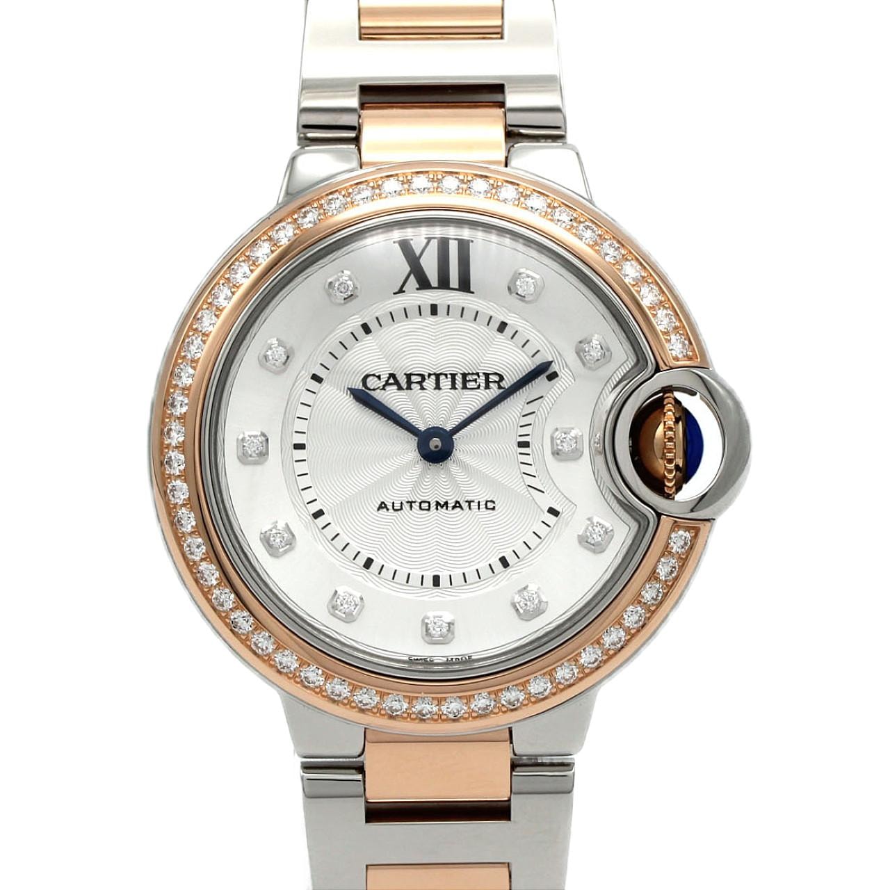 カルティエ バロンブルー PGコンビ/D・11P W3BB0023 SSxPG 自動巻
