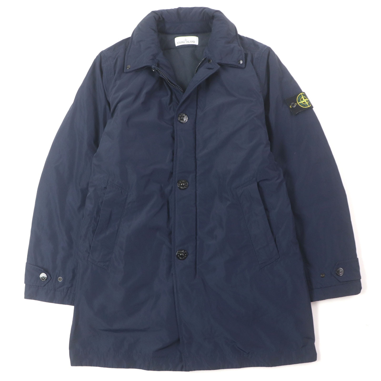 美品 ストーンアイランド
 ジャケット Miero Reps Primaloft Padded Mac Jacket ネイビー メンズ M 671570126