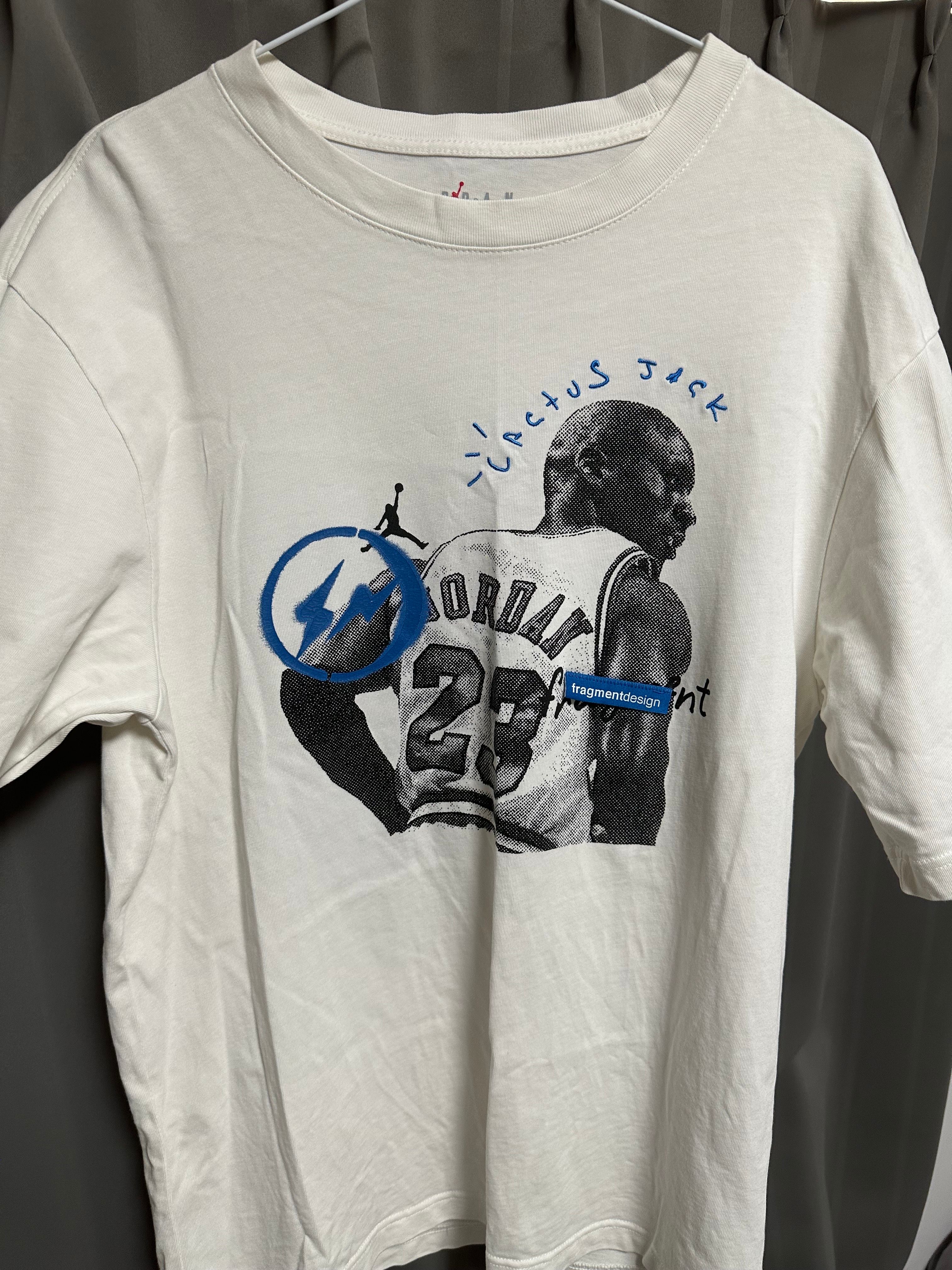 Air Jordan Travis Scott  Fragment Tee "White"