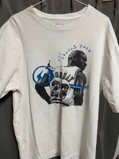 Air Jordan Travis Scott Fragment Tee "White"