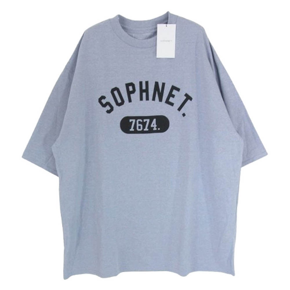 SOPHNET. ソフネット Ｔシャツ 24SS SOPH-242060 7674. BAGGY TEE 半袖 Tシャツ ブルー系 XL【極上美品】【中古】