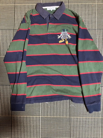 BlackEyePatch OG Boy ラガーシャツ L グリーン ネイビー