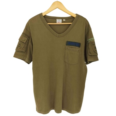 FATIGUE V NECK Tee Shirt【1138302962357】