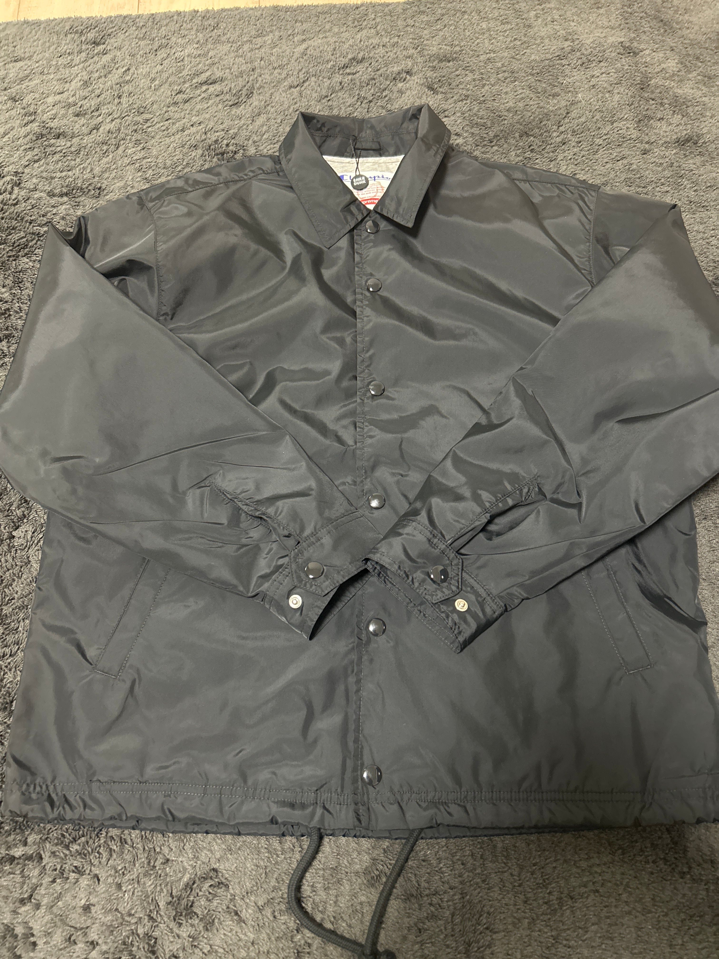 Supreme x Champion Coaches Jacket "Black"