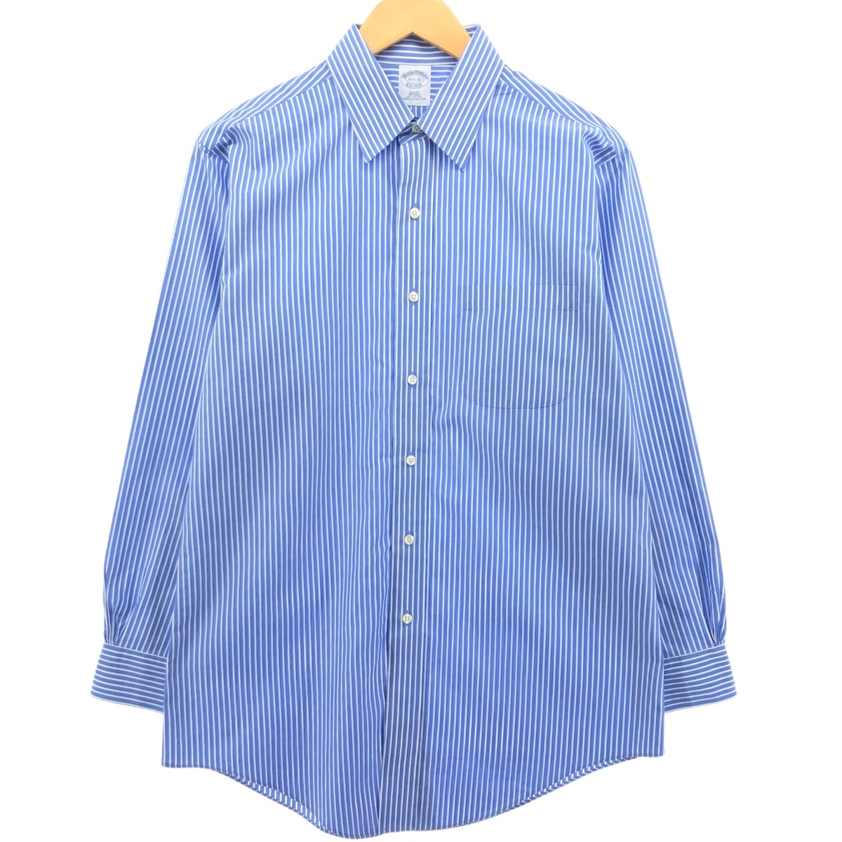 古着 ブルックスブラザーズ Brooks Brothers Est.1818 長袖 ストライプシャツ メンズM相当/eaa544900