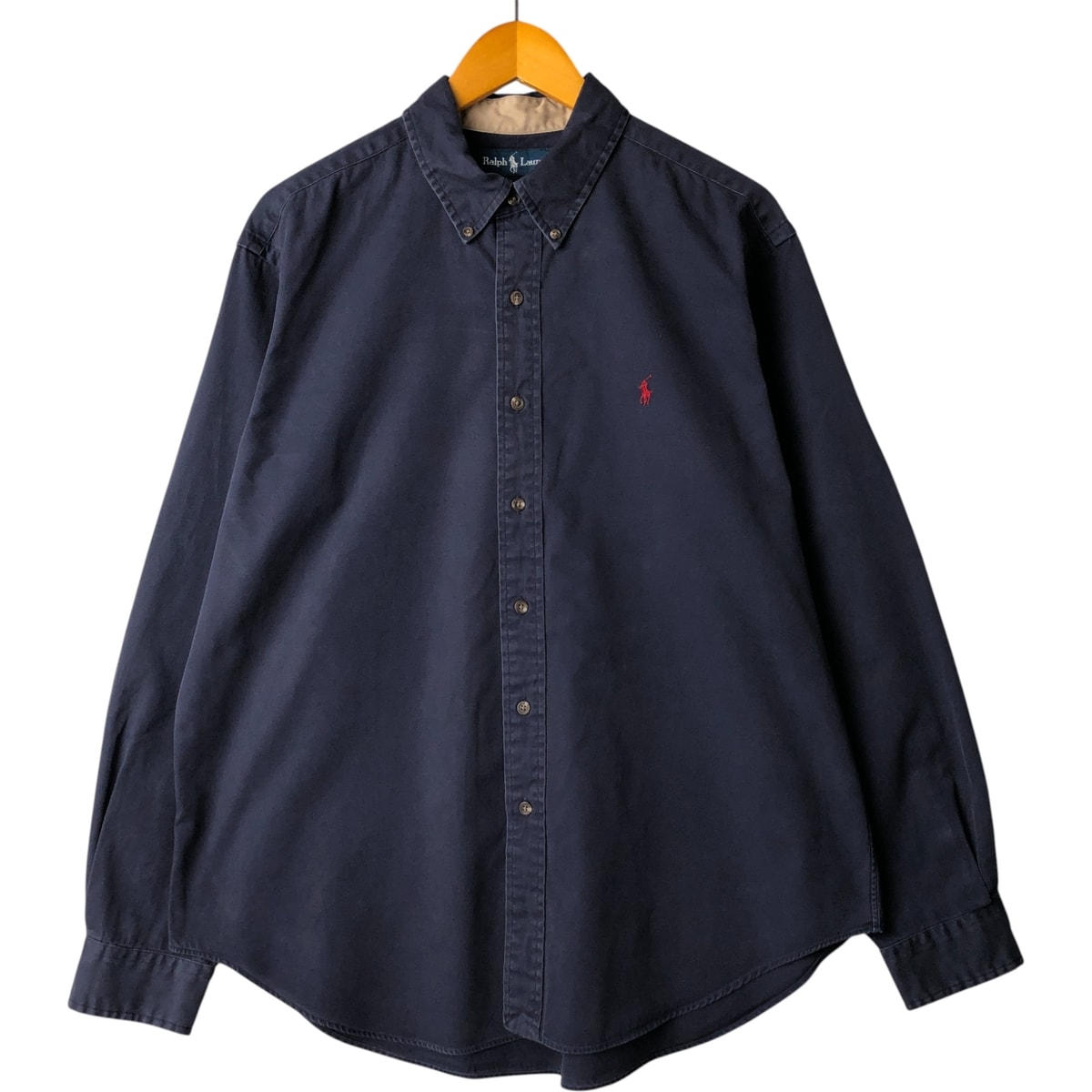 古着 ラルフローレン Ralph Lauren CLASSIC FIT 長袖 ボタンダウンシャツ メンズXL相当/eaa567285