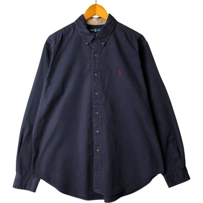 古着 ラルフローレン Ralph Lauren CLASSIC FIT 長袖 ボタンダウンシャツ メンズXL相当/eaa567285