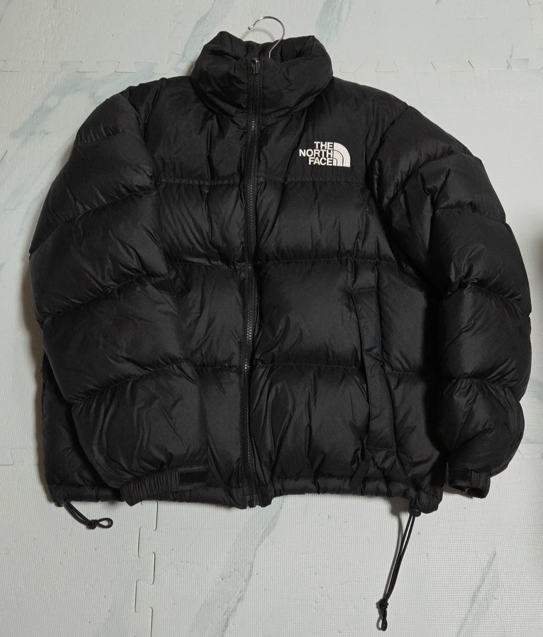 The North Face Short Nuptse Jacket "Black/Urban Navy"