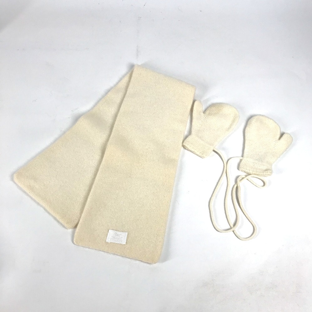 エルメス ベビー ミトン&マフラー セット マフラー ミトン カシミヤ  キッズ