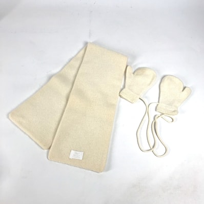 エルメス ベビー ミトン&マフラー セット マフラー ミトン カシミヤ キッズ