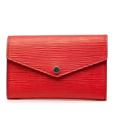 ルイ ヴィトン エピ クレフス ラバト コインケース 小銭入れ レッド レザー レディース LOUIS VUITTON 【中古】