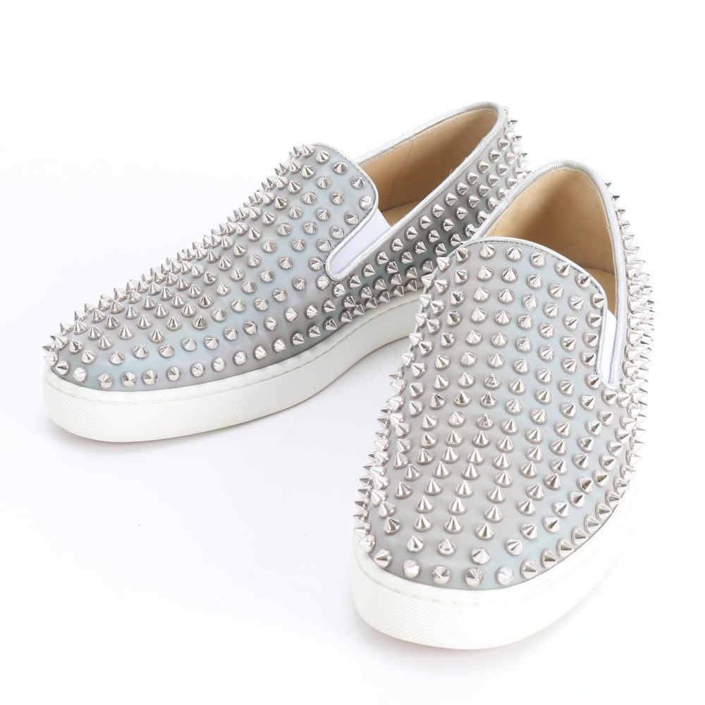 B (目立った傷や汚れなし)】□極美品 クリスチャンルブタン スパイク