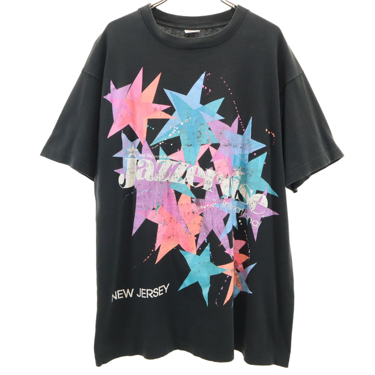 FRUIT OF THE LOOM フルーツオブザルーム 90s USA製 オールド Jazzercise International 半袖 Tシャツ XL シングルステッチ 企業モノ