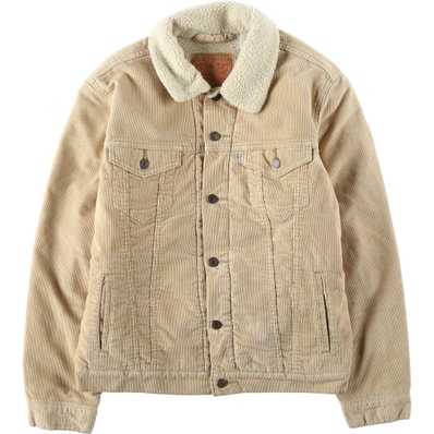 古着 リーバイス Levi's トラッカージャケット 中綿入り コーデュロイボアジャケット メンズM相当/eaa633233