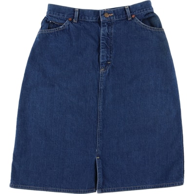 古着 70年代~ リー Lee RIDERS ライダース デニム ハーフ丈 台形スカート レディースL相当 ヴィンテージ/evb008034