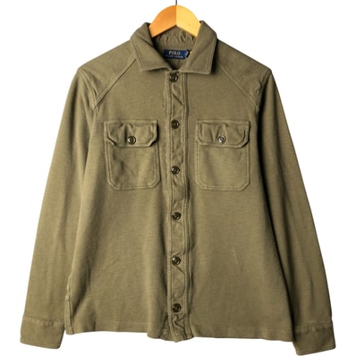 古着 ラルフローレン Ralph Lauren ワイドカラー 長袖 シャモアクロスシャツ ボックスシャツ メンズS相当/eaa592877