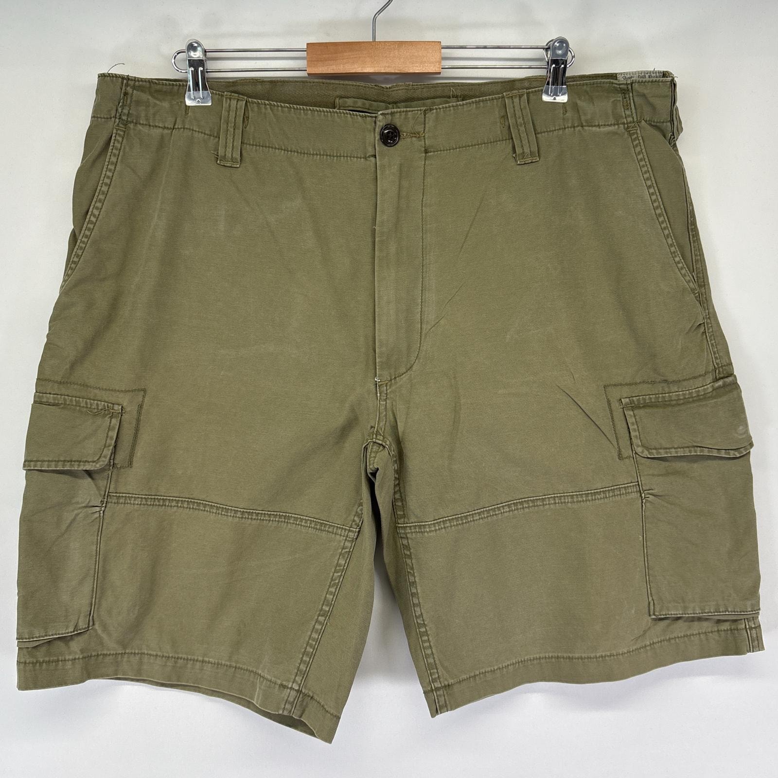 古着 ポロ・ラルフローレン POLO RALPH LAUREN ショートパンツ ミリタリータイプ カーゴ M51タイプ 大きいサイズ w40  グリーン系 メンズ
