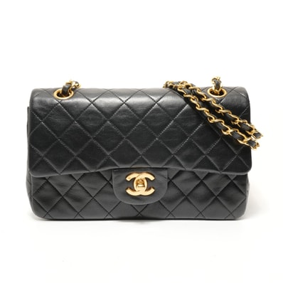 シャネル CHANEL 1番台 1986-1988 マトラッセ23 チェーンショルダー ラム ショルダーバッグ【中古】