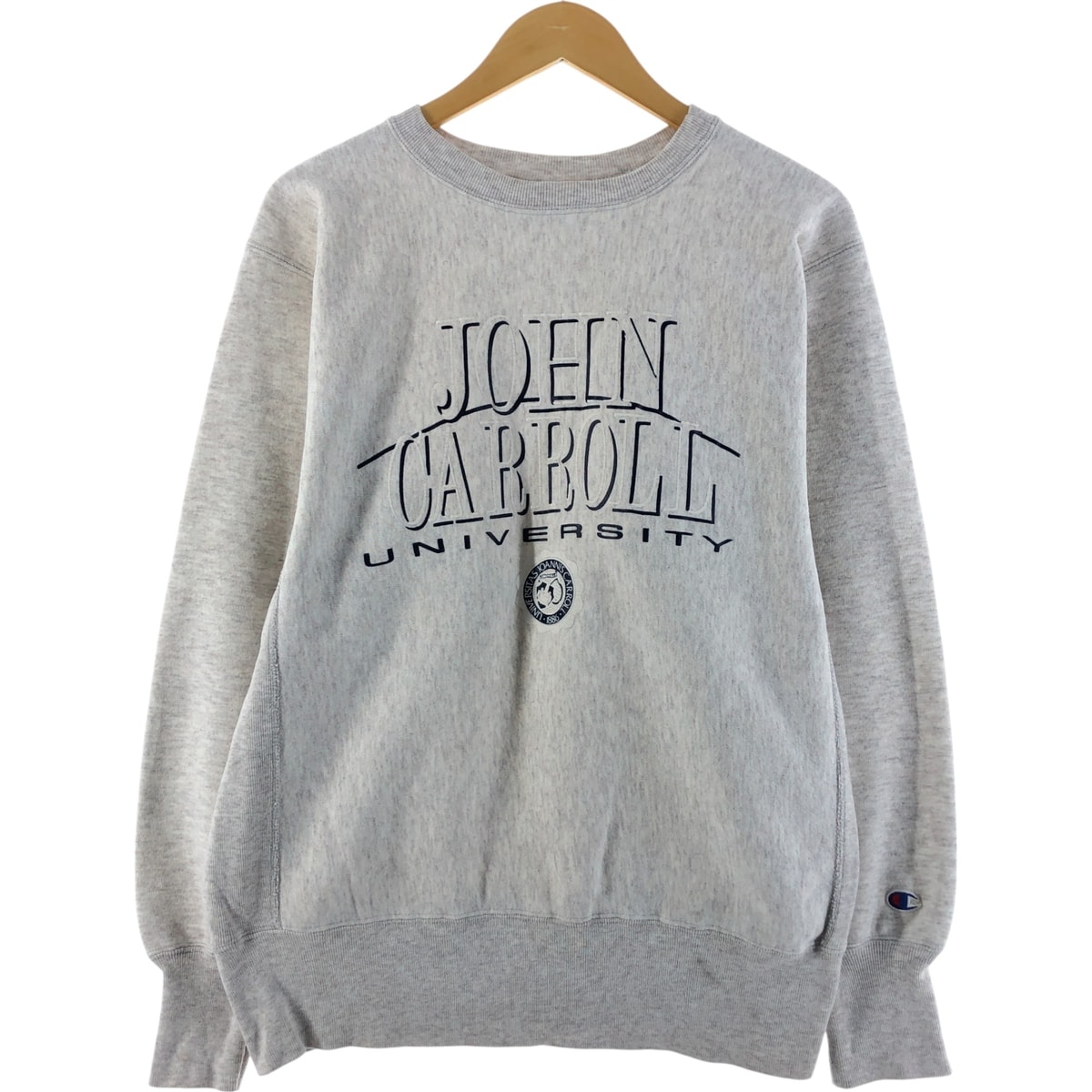 古着 90年代 チャンピオン Champion REVERSE WEAVE リバースウィーブ 刺繍タグ カレッジスウェットシャツ トレーナー USA製 メンズL相当 ヴィンテージ/eaa534420