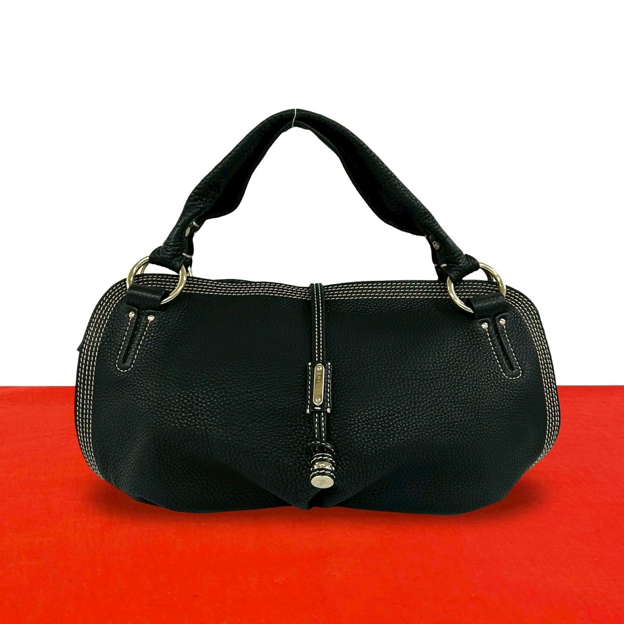 CELINE セリーヌ ビター スウィート レザー ハンドバッグ ブラック
 10539