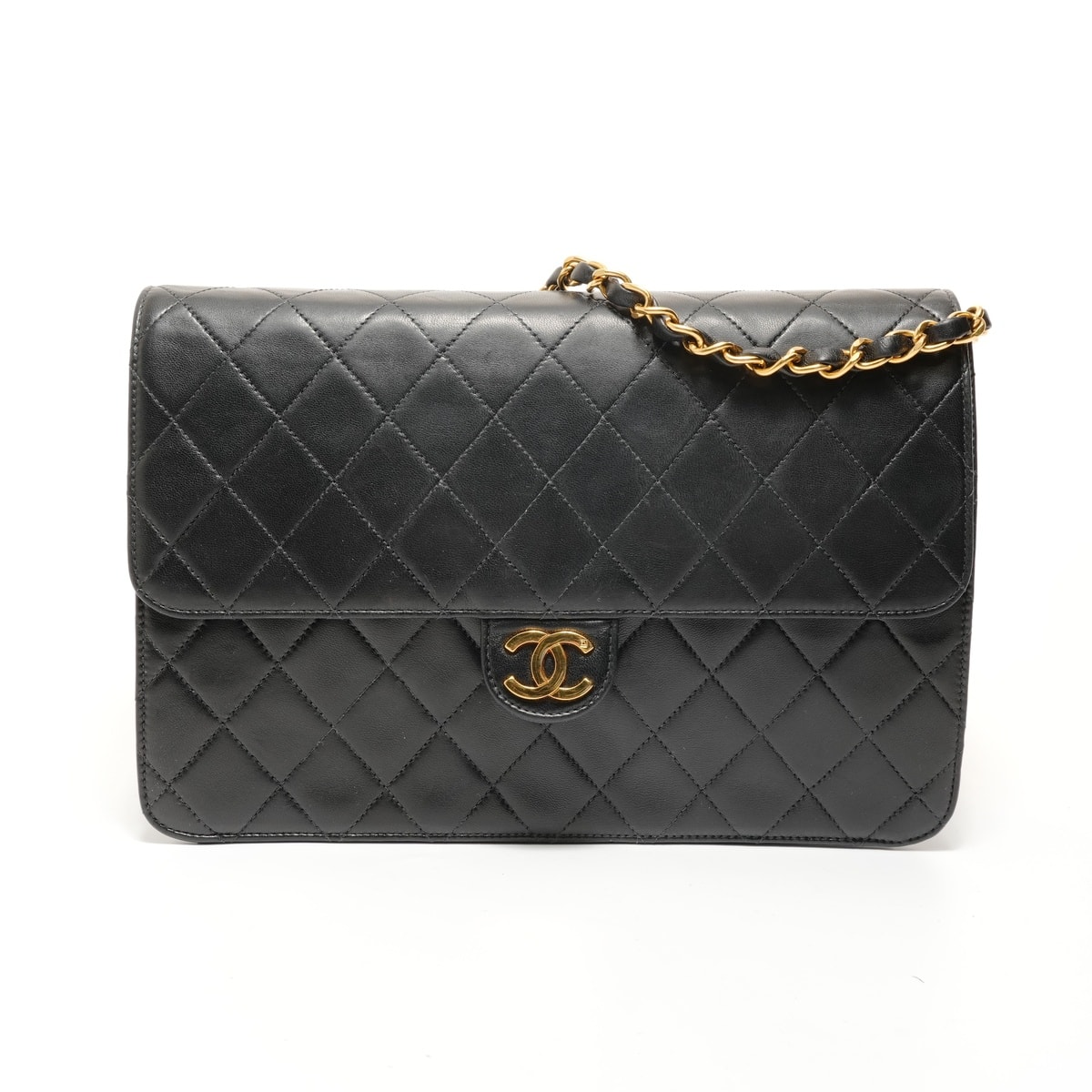 シャネル CHANEL 4番台 プッシュロック マトラッセ 25 ショルダーバッグ【中古】