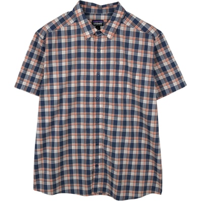 古着 パタゴニア Patagonia STY53964SP19 半袖 コットン チェックシャツ ボックスシャツ メンズL相当/eaa660956