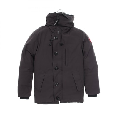 カナダグース CANADA GOOSE CHATEAU PARKA FUSION FIT フード付き ダウンジャケット 衣料品 アウター ポリエステル / コットン メンズ ブラック系 3426MA 【中古】