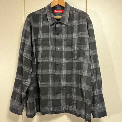 Supreme Woven Plaid Shirt "Black"