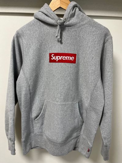 Supreme Box Logo Hooded Sweatshirt "Heather Grey" (16FW)