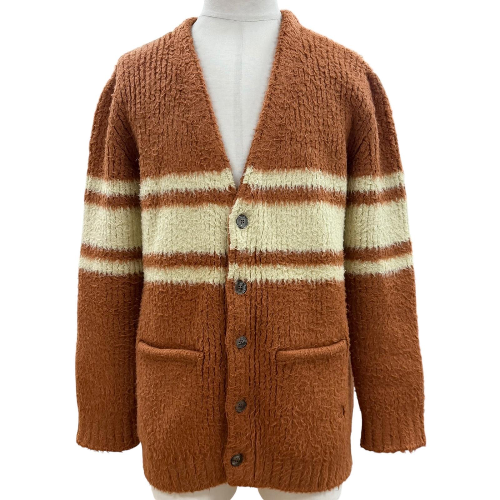 極美品 セリーヌ カーディガン オレンジ メンズ XS 2A70O118O
