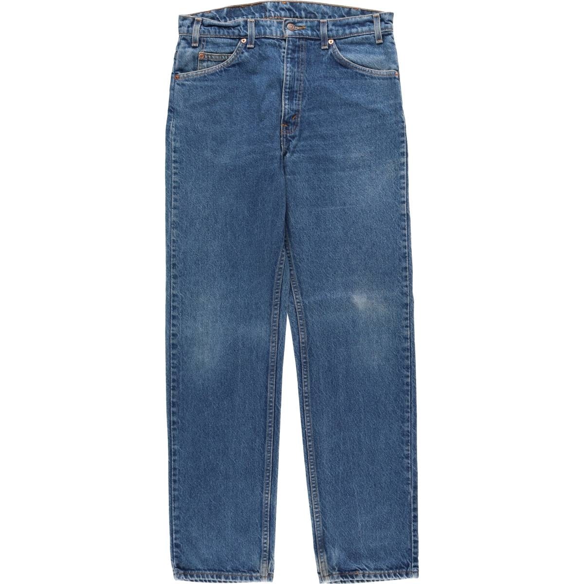 古着 90年代 リーバイス Levi's 505 REGULAR FIT STRAIGHT LEG オレンジタブ テーパードデニムパンツ メンズw33相当 ヴィンテージ/eaa663607