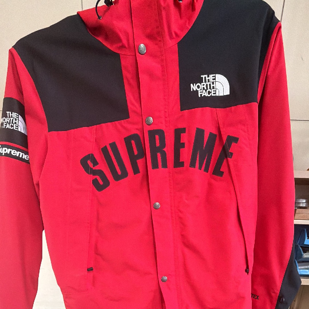 Supreme x The North Face Arc Logo Mountain Parka "Red"