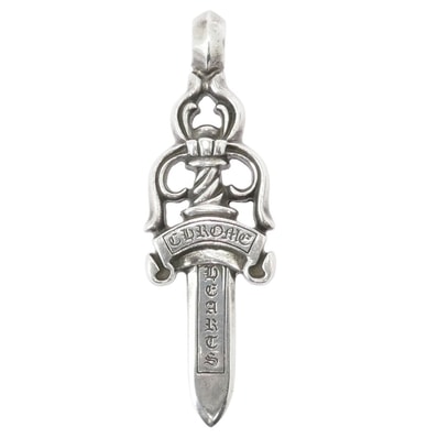 Chrome Hearts Large Dagger Pendant "Silver"