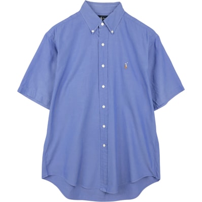 古着 ラルフローレン Ralph Lauren YARMOUTH 半袖 ボタンダウンシャツ メンズM相当/eaa655707