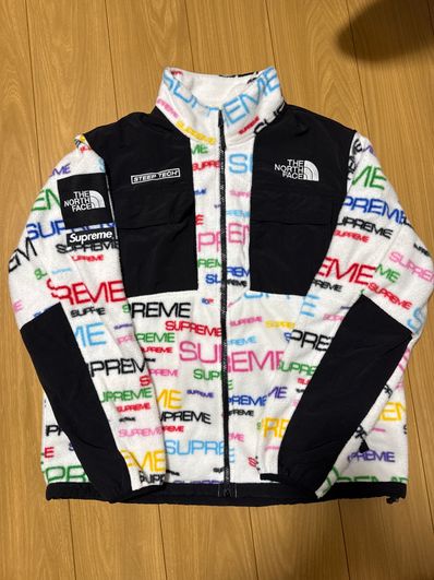 Supreme x The North Face Steep Tech Fleece Jacket "White"