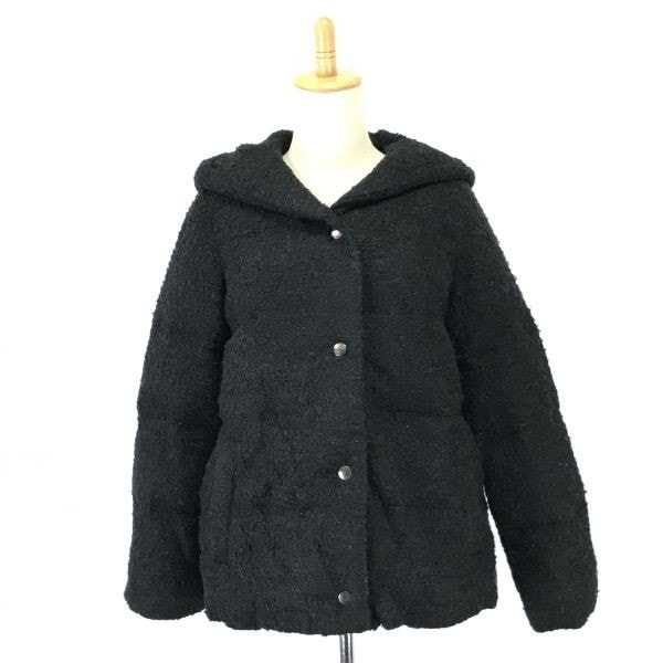 ジャーナルスタンダード/レリューム★もこもこボア/ダウンジャケット【2/レディースM/黒/black】relume/Coats/Jackets/Jumpers◆mBH379