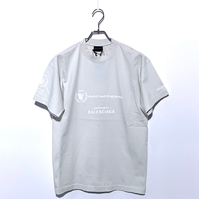 BALENCIAGA WFP Print T-Shirt White
