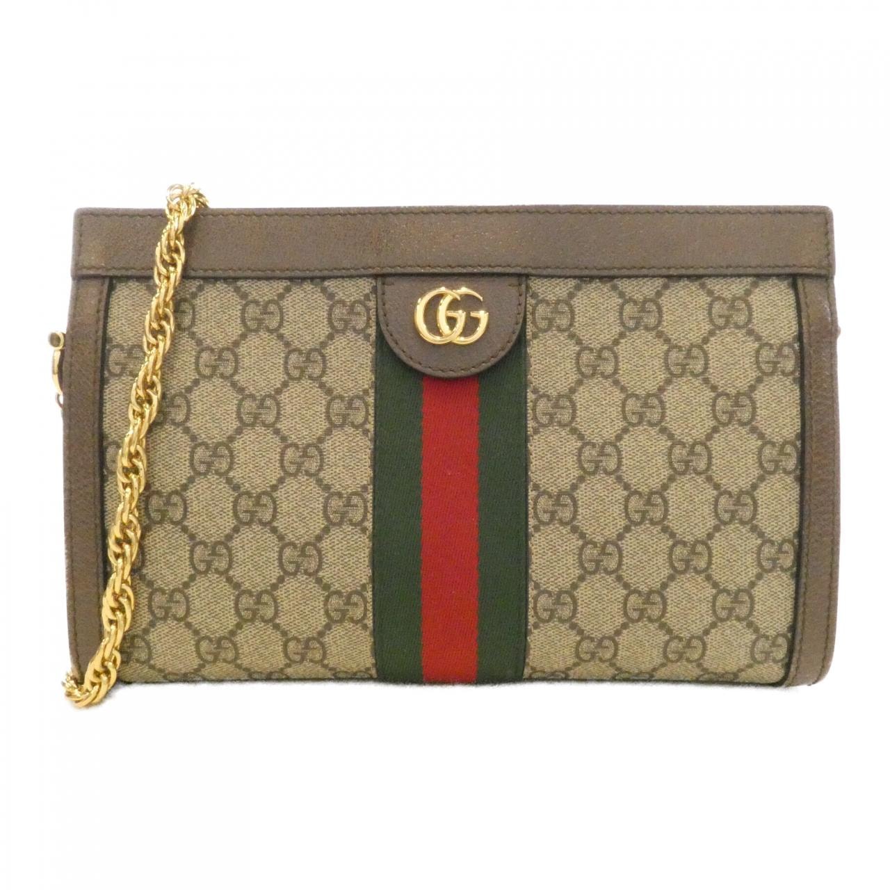 B (目立った傷や汚れなし)】GUCCI グッチ シェリーライン GG ロゴ 金具
