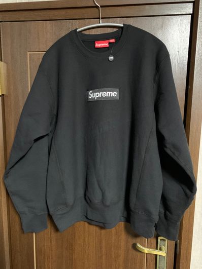 Supreme Box Logo Crewneck Sweatshirt "Black" (18FW)