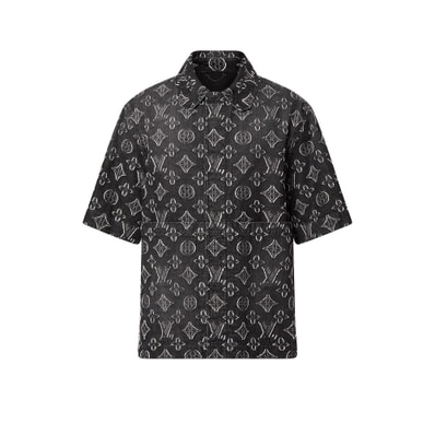 【新品未使用】LOUIS VUITTON モノグラムデニム 半袖シャツ L
