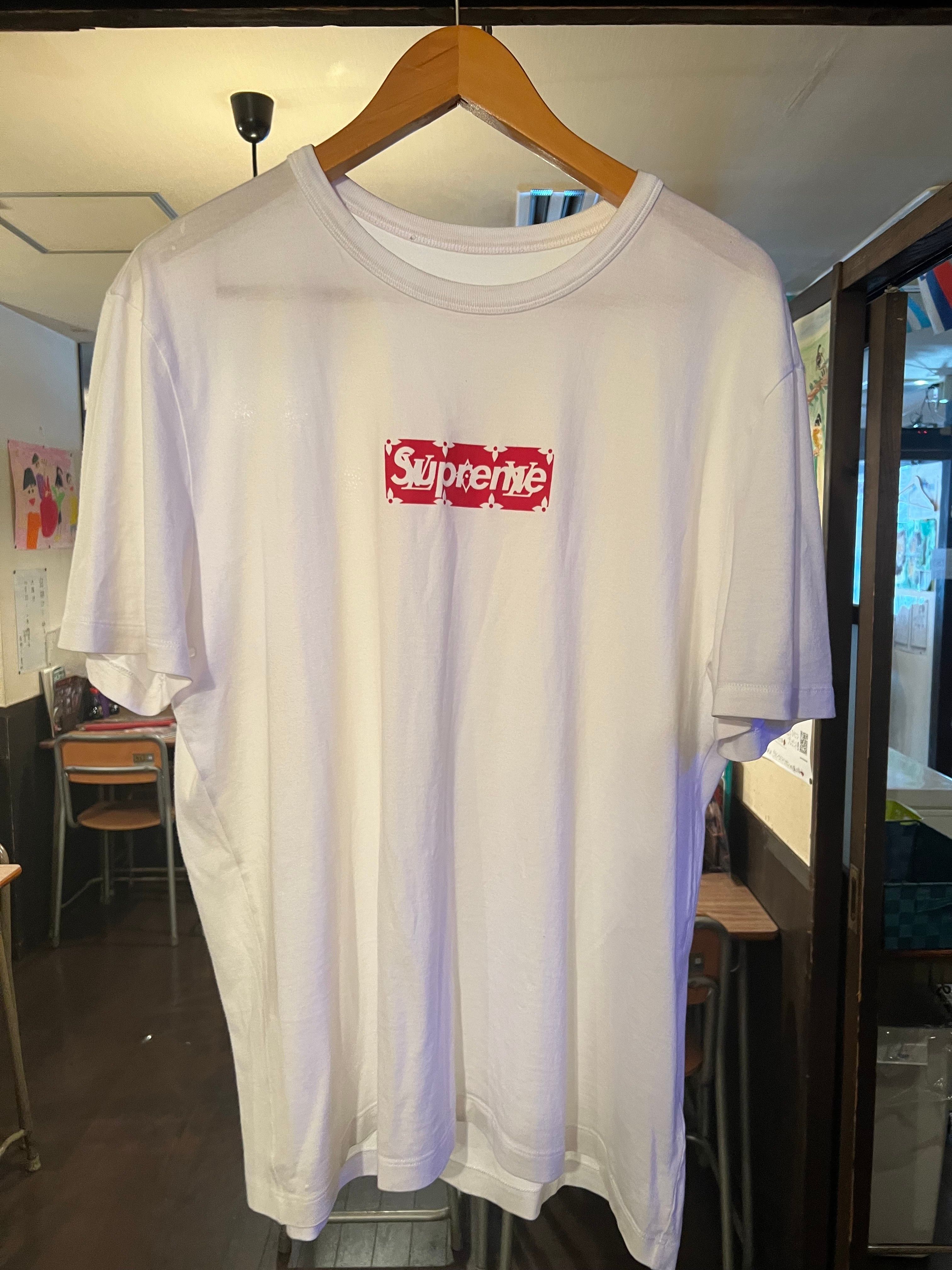 Supreme / Louis Vuitton Box Logo Tee "Red"
