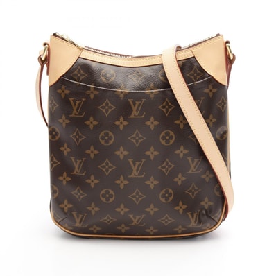 ルイ・ヴィトン LOUIS VUITTON オデオンPM ショルダーバッグ バッグ PVCコーティングキャンバス レザー モノグラム レディース ブラウン系 M56390 【中古】