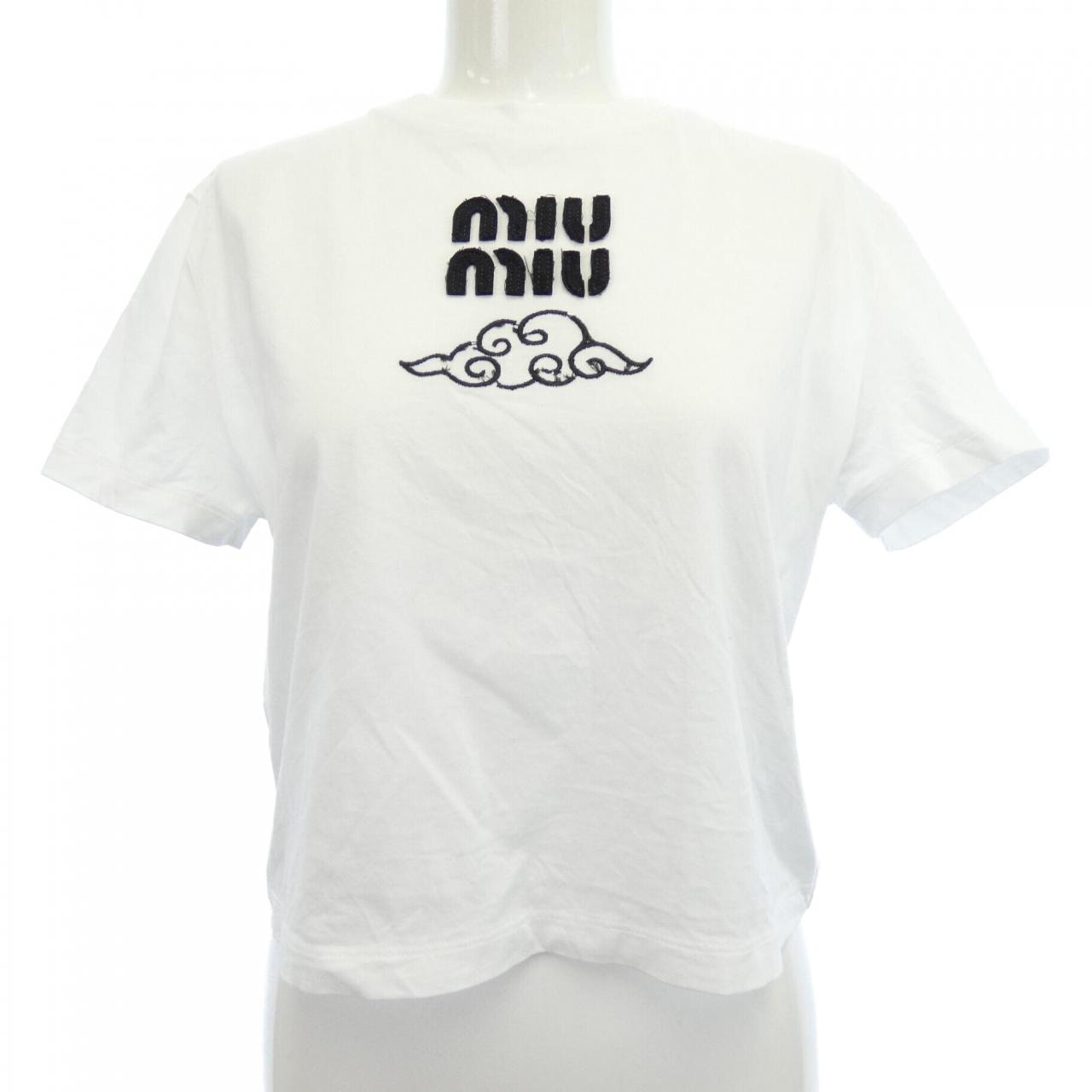 ミュウミュウ MIU MIU MJN483 SWM1 14ER Tシャツ