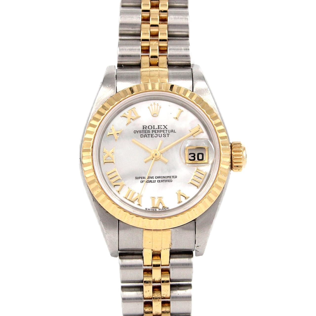 【ノーメンテナンス還元価格】ロレックス デイトジャスト 79173NR SSxYG 自動巻 K番