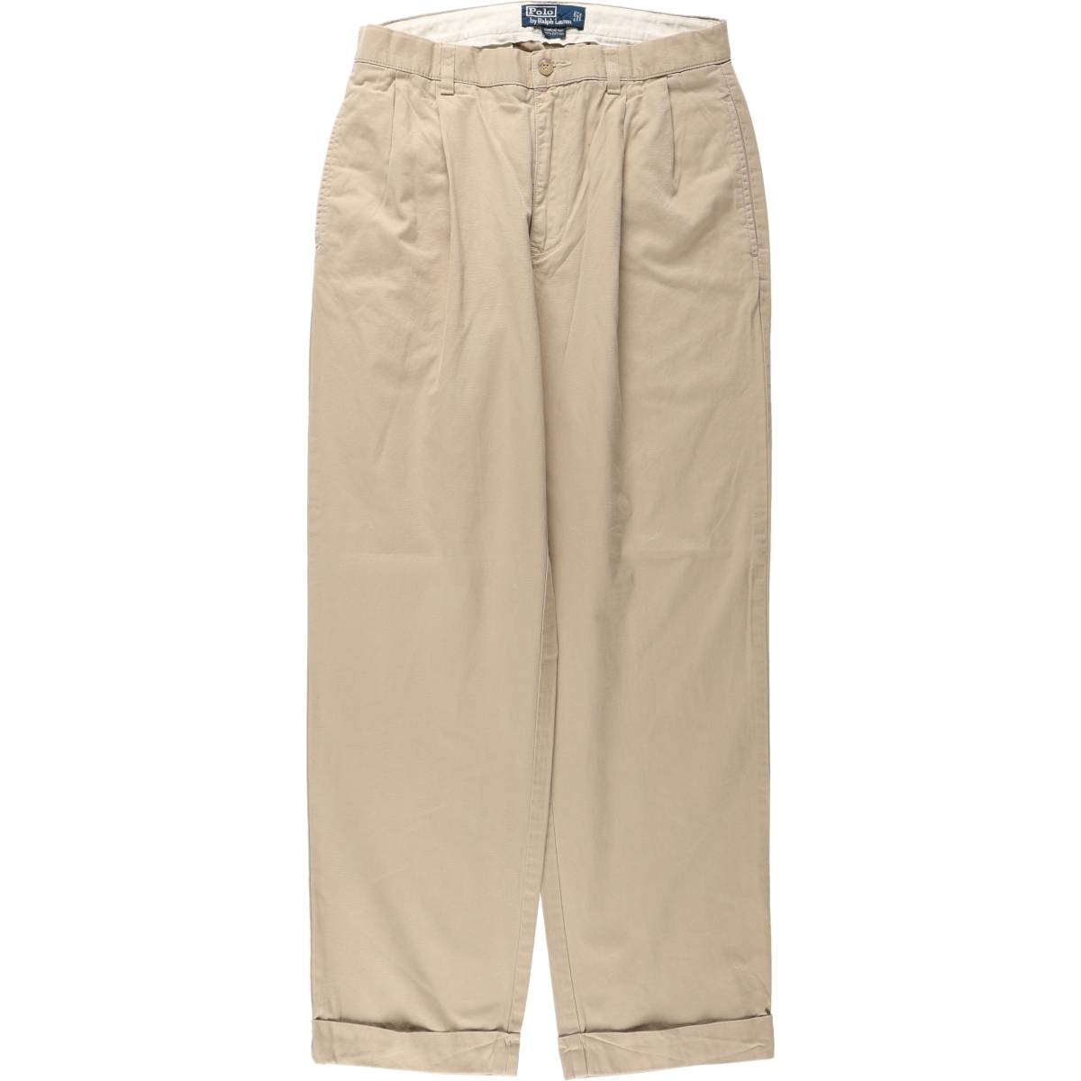 古着 ラルフローレン Ralph Lauren POLO by Ralph Lauren HAMMOND PANT ツータック チノパンツ メンズw30相当/eaa680067