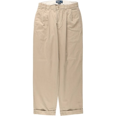 古着 ラルフローレン Ralph Lauren POLO by Ralph Lauren HAMMOND PANT ツータック チノパンツ メンズw30相当/eaa680067