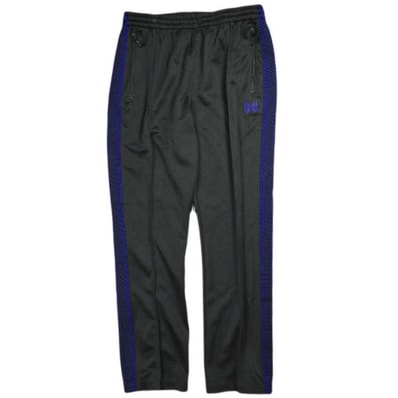 Needles ニードルス 日本製 Narrow Track Pant Poly Smooth ナロートラックパンツ ポリスムース DI172 M Black イージー ジャージ ボトムス g25345