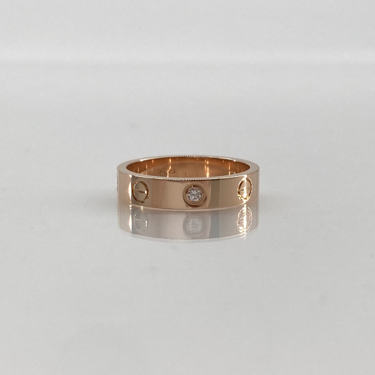 CARTIER(カルティエ) ミニラブ クラシック ダイヤモンド Au750 #11号 CRB4087500 リング・指輪 4.17g ゴールド